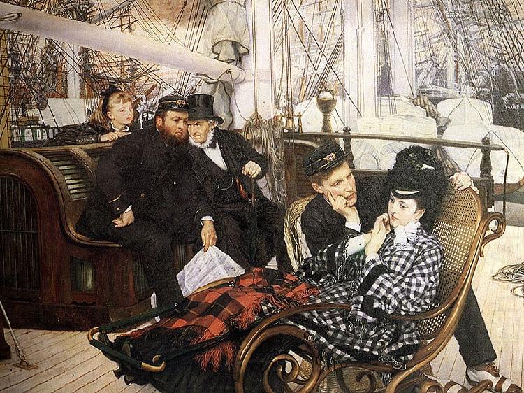 James Tissot The Last Evening china oil painting image